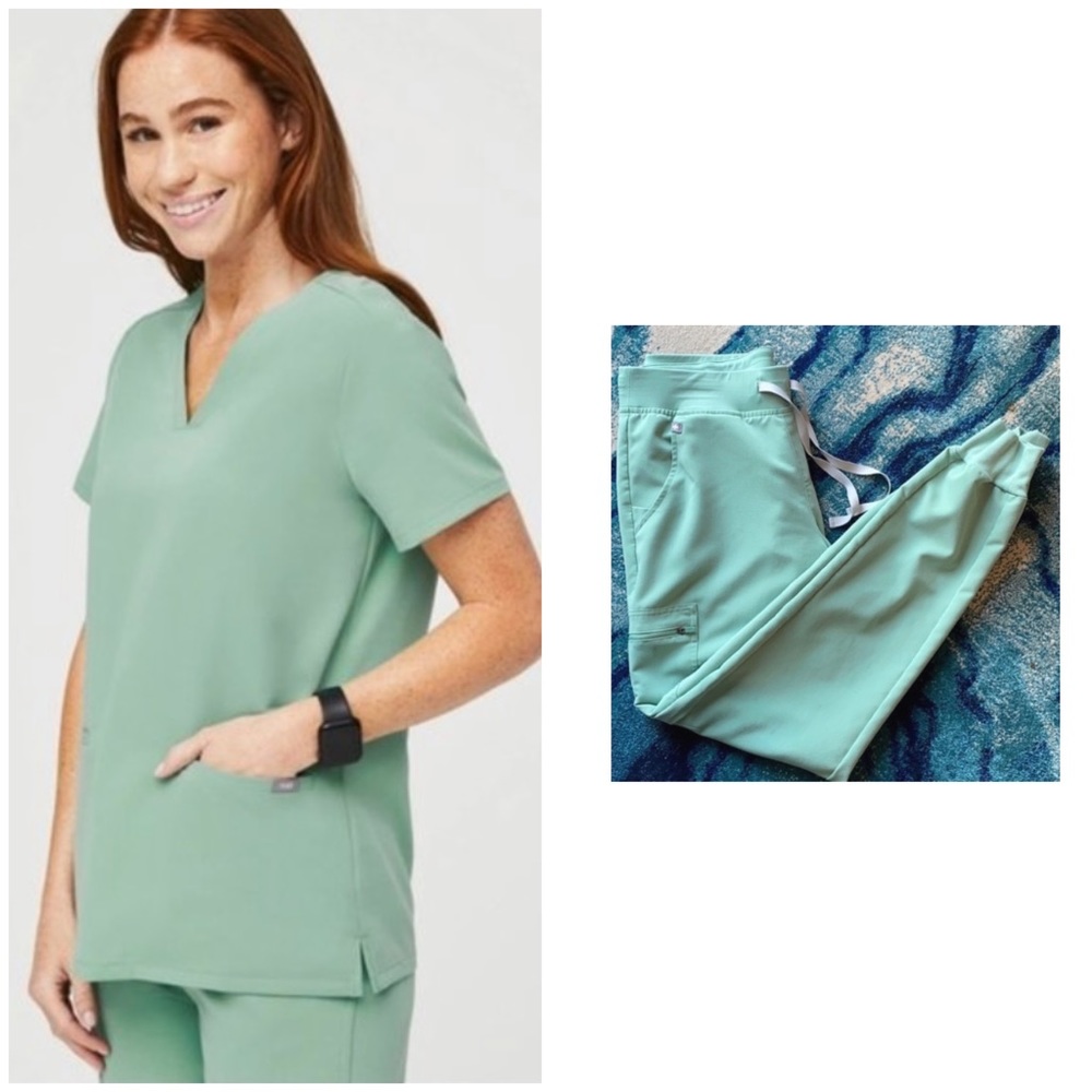 Jade Figs Scrub SET S/S